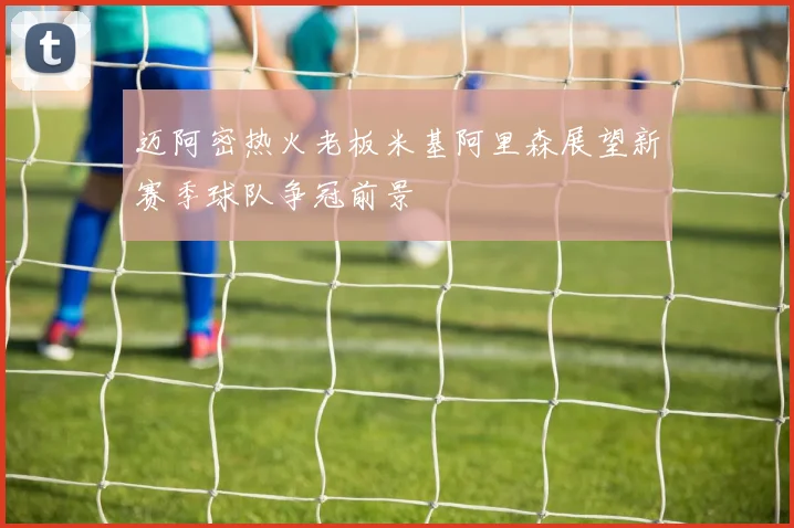 迈阿密热火老板米基阿里森展望新赛季球队争冠前景